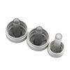 3Pcs Car Air Conditioning Knob Aluminum Alloy AC Heat Control Switch Car Air Conditioning Button Car AC Knob Auto Replacement