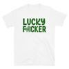 Lucky Focker Shirt, Funny St Patricks Day Shirt, Shamrock Humor Tee, Irish Lucky Humor Shirt, St Patrick Joke Tee
