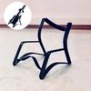 Wrought Iron Wine Bottle Holder Simple Style Champagne Stand Chair Shape Wine Rack  Household
