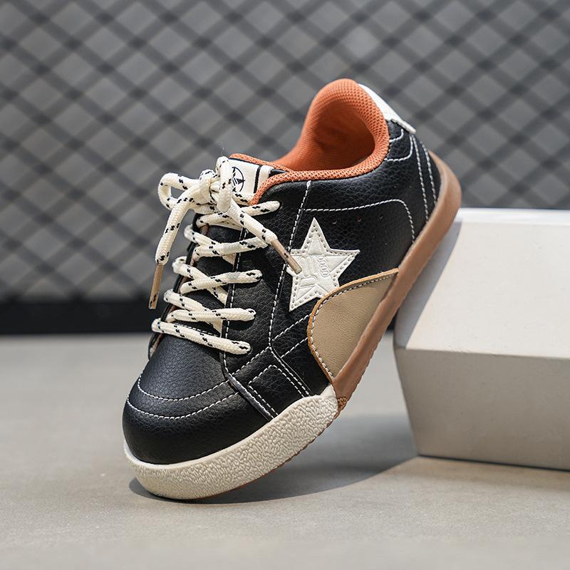 2025 Autumn New Children's Fashion Stars Casual Board Shoes Sports Shoes Versatile Children's Cute Shoes