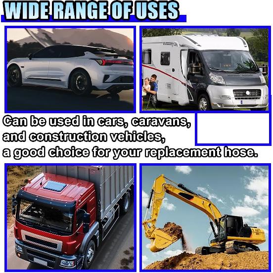 3.93 Ft Brake Fluid Bleeder Hose, Auto Brake Bleeding Change Hose Car Oil Fluid Extractor Tool With Adapter, Universal Replacement Tube For Car