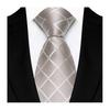 Corbata de negocios con diseño geométrico cuadrado, color liso, satén suave, corbata formal, corbata informal, accesorios para bodas y eventos callejeros