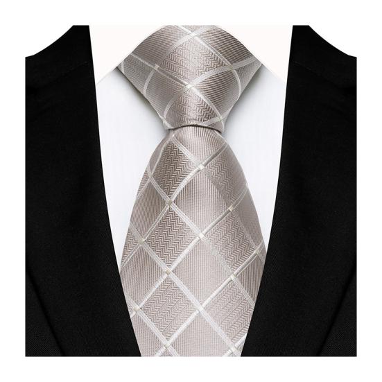Corbata de negocios con diseño geométrico cuadrado, color liso, satén suave, corbata formal, corbata informal, accesorios para bodas y eventos callejeros