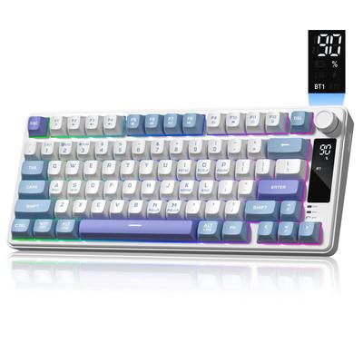 Womier DK75 Wireless Gaming Keyboard Typing Blue 75% (Creamy Feel)