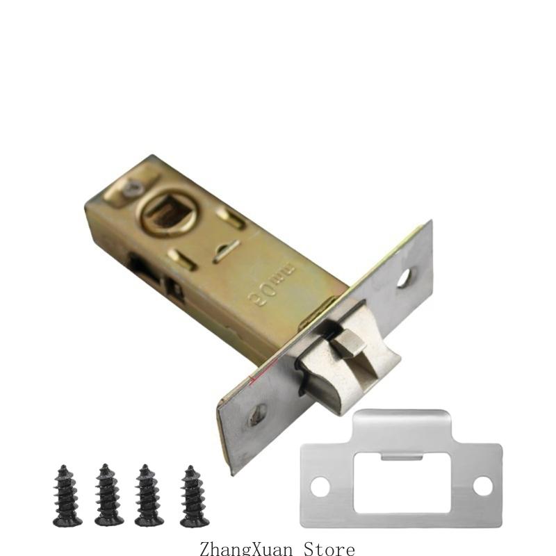 3XUF Sturdy Metal Tubulars Mortice Latches Portable Accessory for Internal Door