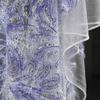 Beads Feather Fringe Sequins Mesh Fabric Texture Mesh Lace Dress Designer Fabric Gauze Material DIY Wedding Dress Craft Clothing