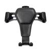 Universal Gravity Car Phone Holder with Leather Texture and Anti-Shake Design for Air Vent Navigation