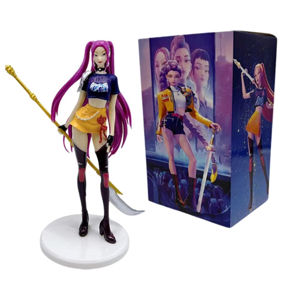 1-3pcs  KPop Demon Hunters Superstar Rumi PVC Action Figure Toy Anime Figurine Doll For Fans Brithday Gift Car Decoration