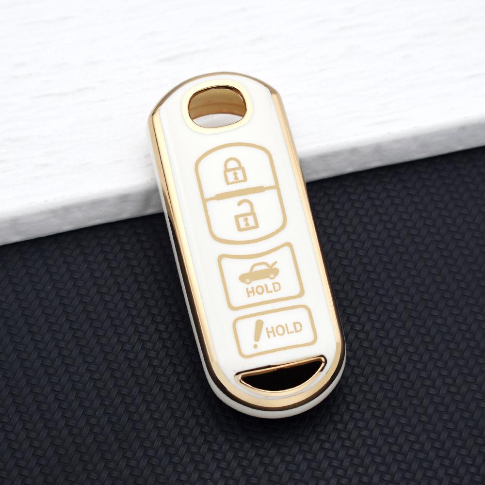 2/3/4 Buttons TPU Protective Key Fob Cover for Mazda Atenza Axela Demio 2 3 6 CX-3 CX-5 CX7 CX-9 2015-2019 Key Cover Key Chain