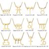 14K Gold-Plated Zodiac Pendant Necklace - Hot Selling Stainless Steel Women's Necklace