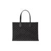 Gucci Ophidia Double G Logo Detachable Shoulder Strap Denim And Leather Trimmed Tote Bag Women Tote Bags Black Gray 772184-FAC2F-8450