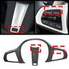 For BMW 1 2 3 4 5 Series G30 G32 G42 G14 G01 G02 G05 G06 G07 G20 G22 G26 G29 G80 Carbon Fiber Steering Wheel Cover Trim Decor