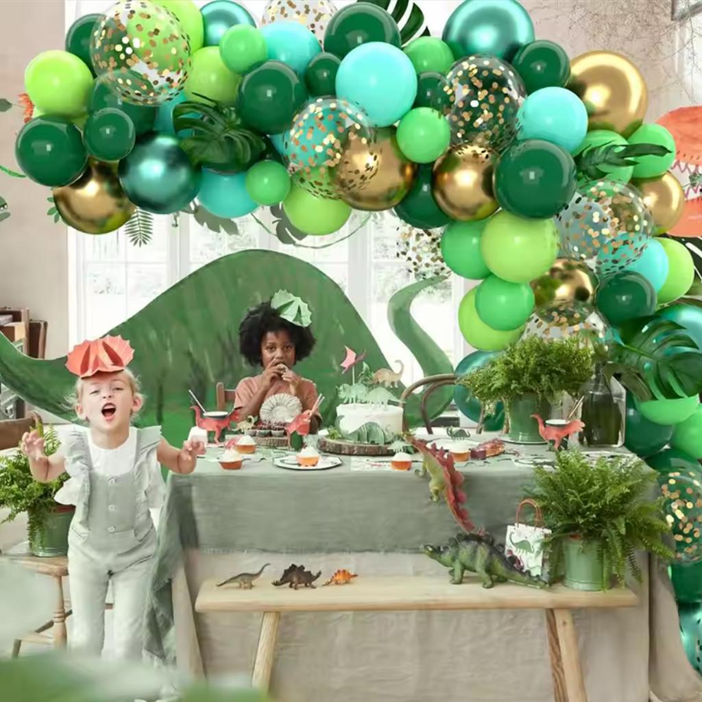 130/70pcs green balloon set, suitable for wedding, birthday, party, bachelor party decoration