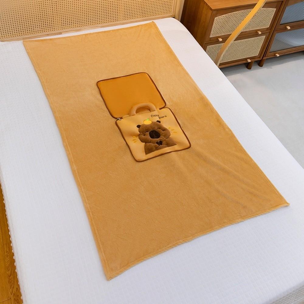 

Portable Air Conditioning Blanket 2-in-1 Sofa Back Cushion Creative Plush Pillow G