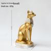 Nordic White Egyptian Cat Resin Ornament for Home or TV Cabinet Decor