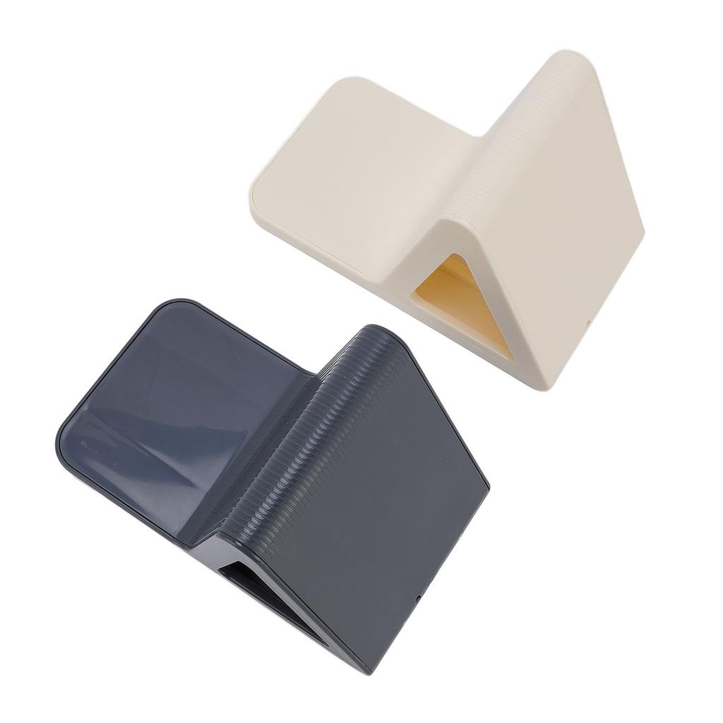 2 Pcs Shower Foot Rest for Shaving Legs No Drilling Anti Slip Easy To Install Shower Foot Pedal Holder Yellow Gray