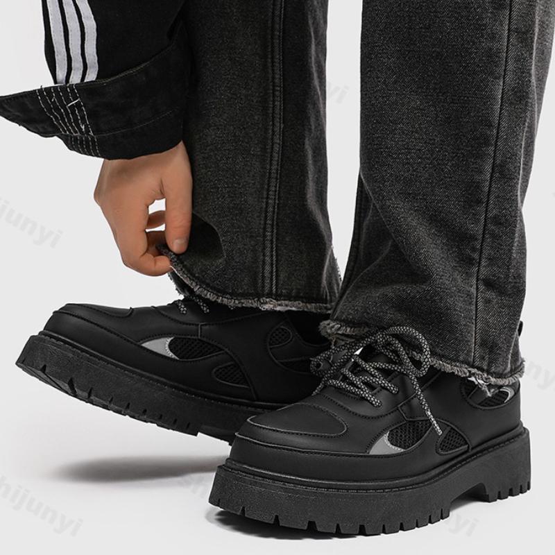 Fashion Sports Casual Shoes Men's High-end New 2025 Summer Breathable Thick Soled Height Increasing Comfortable Fashion Chunky sneakers