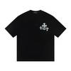 W372 CHROME HEARTS 2025 Summer New High Quality Cotton Round Neck Loose Large Size Men's and Women's T-shirt Couple T-shirt