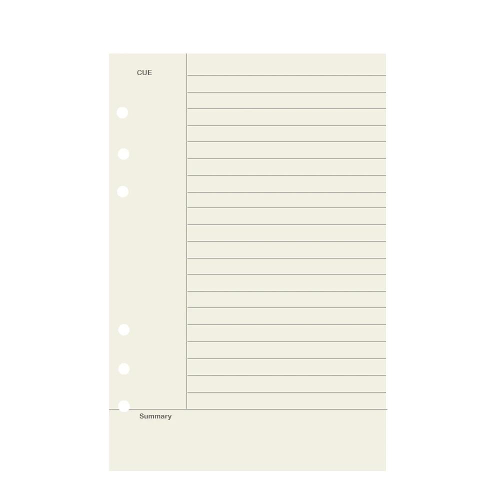

45 Pieces A5 A6 A7 6ring Loose Leaf Notebook Refill Binder Inner Page Budget Weekly Monthly To Do Line Dot Grid Paper Stationery A7