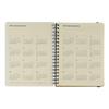 Delfonics Planner 2025-2026 Edition (Starting March 2025) Rollbahn Moji L Monthly Planner (Lemon)