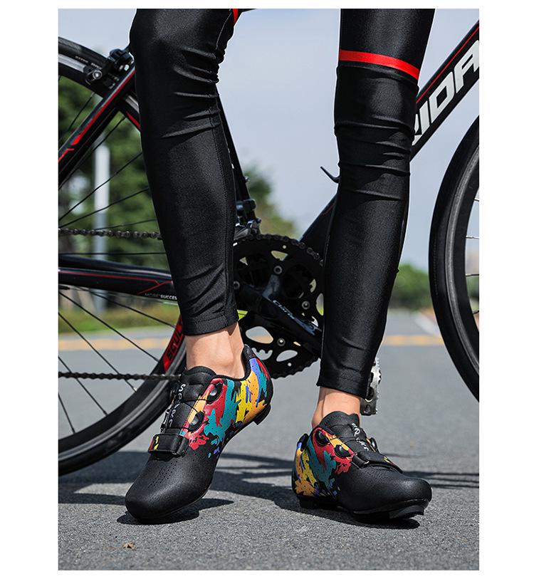 Zapatillas de Bicicleta de Montaña Unisex para Hombres y Mujeres, Tallas 36-46, con Suela Dura y Sistema de Bloqueo para Ciclismo Dinámico