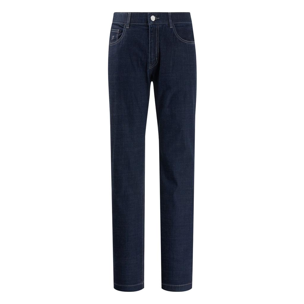 FERRAROMILANO Men'S Indigo One-Wash Denim Deep Blue (Am0Dsl25748)