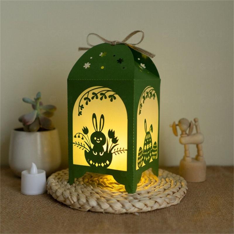 Kaninchen Lampe Stanzform Scrapbooking Stanzformen Vorlagen Für Scrapbooking Journal Verpackung Fotoalbum Dekoration