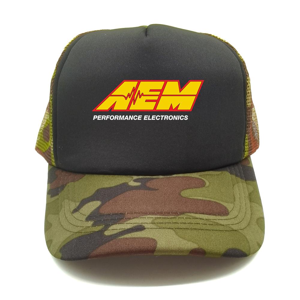 Aem Performance Electronics Trucker Cap Men Aem Hat Baseball Cap Unisex Outdoor Mesh Net Caps MZ-619