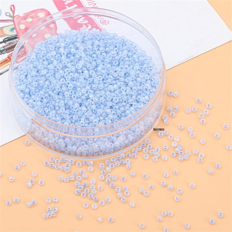 

2/3/4мм Кремовые Облачные Фантазийные Рисовые Бусины: Круглые стеклянные бусины для изготовления браслетов и ожерелий своими руками 3mm, pore diameter about 0.8mm, 10g/pack