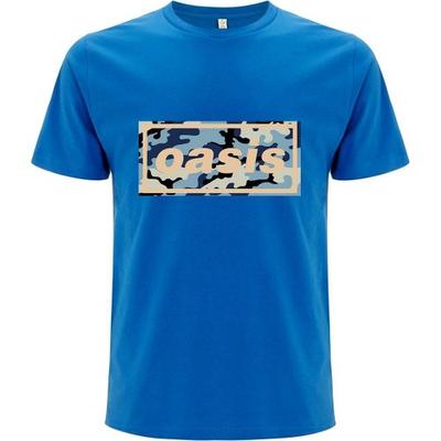T-shirt unisex dla dorosłych Oasis z logo w moro