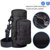 Motorcycle Bottle Holder Motor Insulated Kettle Bag Quick Release Water Cup Holder With MOLLE System On Motorbike Bag