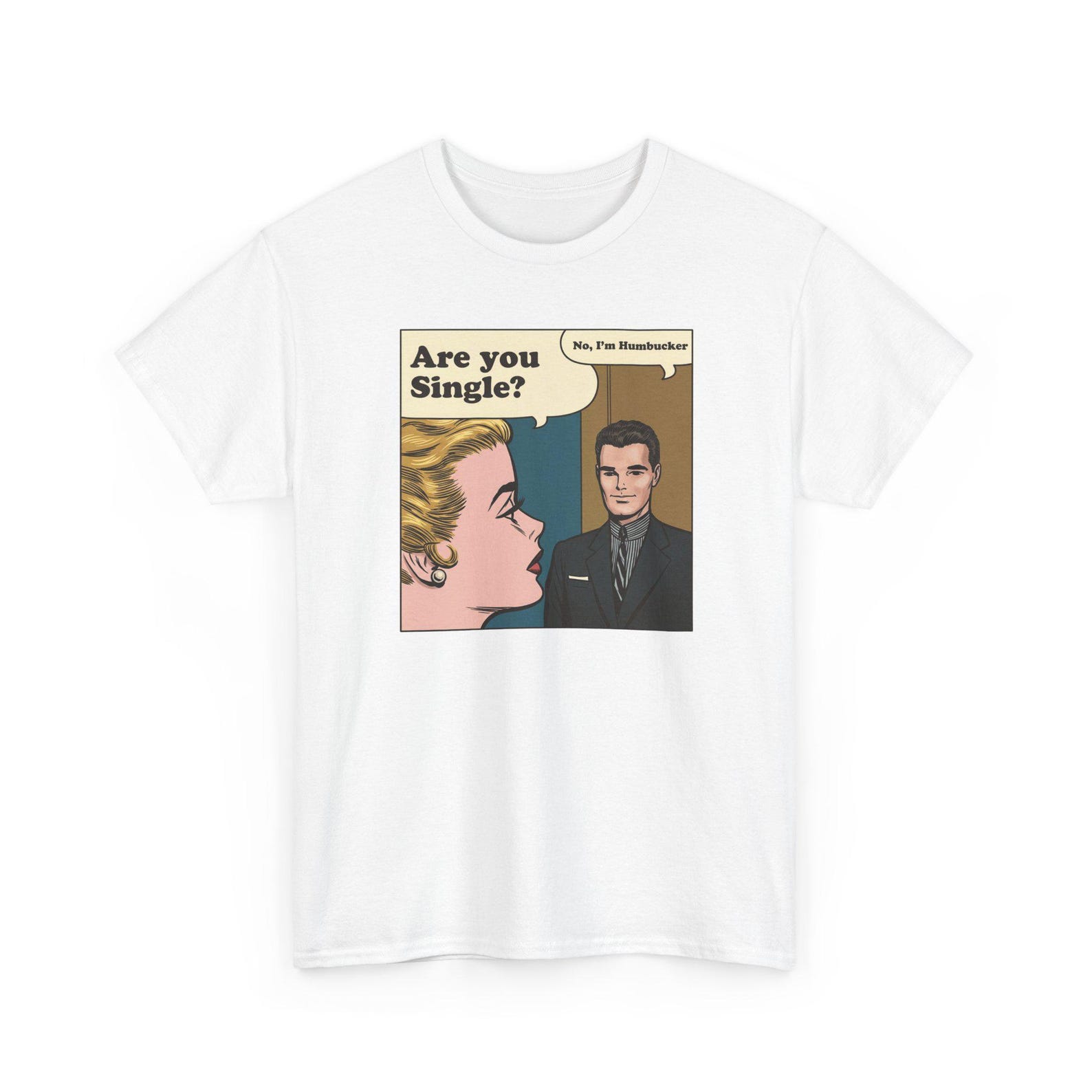 Guitarist Joke Comic Art T-shirt, Meme Tee S
