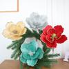 Exquisite Design Glitter Christmas Flower DIY Artificial Flowers  New Year