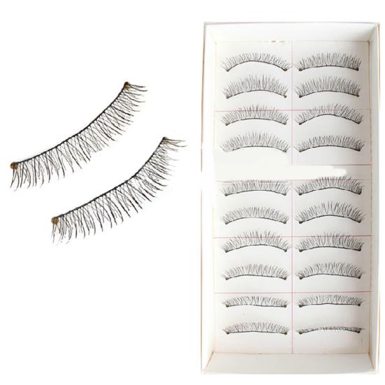 10 Pairs Handmade Fashion Natural Thick Long False Eyelashes Eye Lashes Makeup for Daily Life