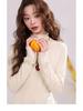 270g Velvet Women's Warm Half-High Collar Long Sleeve T-Shirt, New Autumn/Winter Korean Style Slimming Top