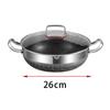Stainless Steel Cooking Pot with Handles for Induction Cooktop