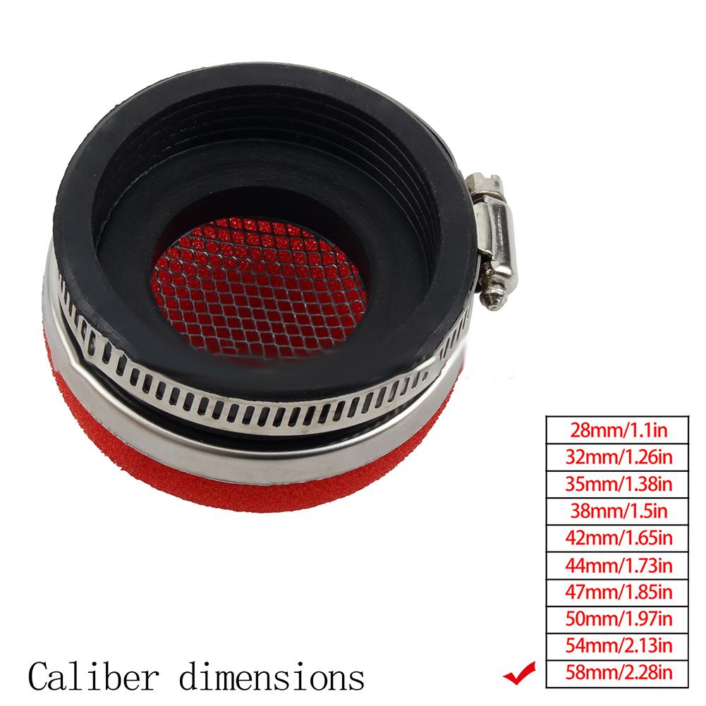 

Air Filter Replacement Cleaner for 2 Engine Pocket Bike and Mini Scooter Suitable for Various Engine Diameter Types