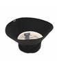 Eondeokeonteulolseutyudio Cotton Wide Bucket Hat Wide Bucket / Big Eye Linen / M Black