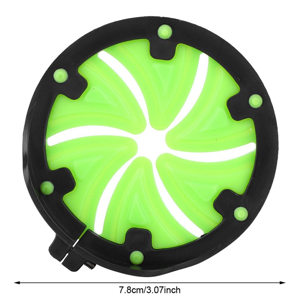 Outdoor PP Plastic Green Black Petals Triangular Universal Paintball Speed Feed Gate Lid Hoppers
