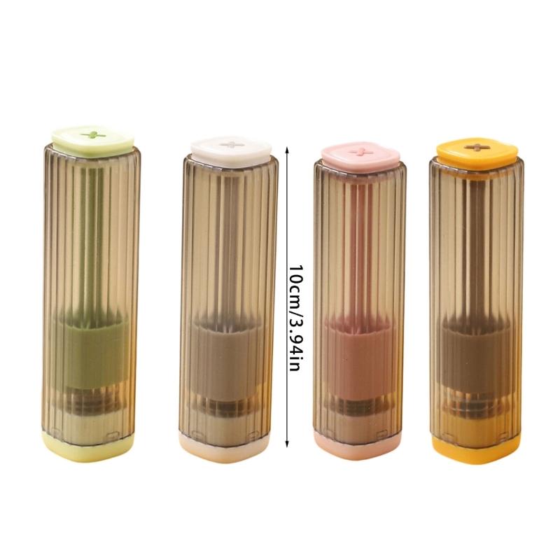 Retractable Magnetic Needle Holder Box with Thread Unpicker Large Eye Needle Thimble Multifunctional Sewing Tool Set