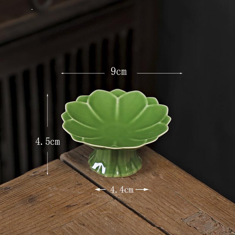Chinese Ceramic Pedestal Dessert Plate