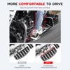 Aluminum Footpeg Spacer Floorboard Extension Kit Offering 1 To 1.5Inch Extension For Improved Leg Room On Motorcycle