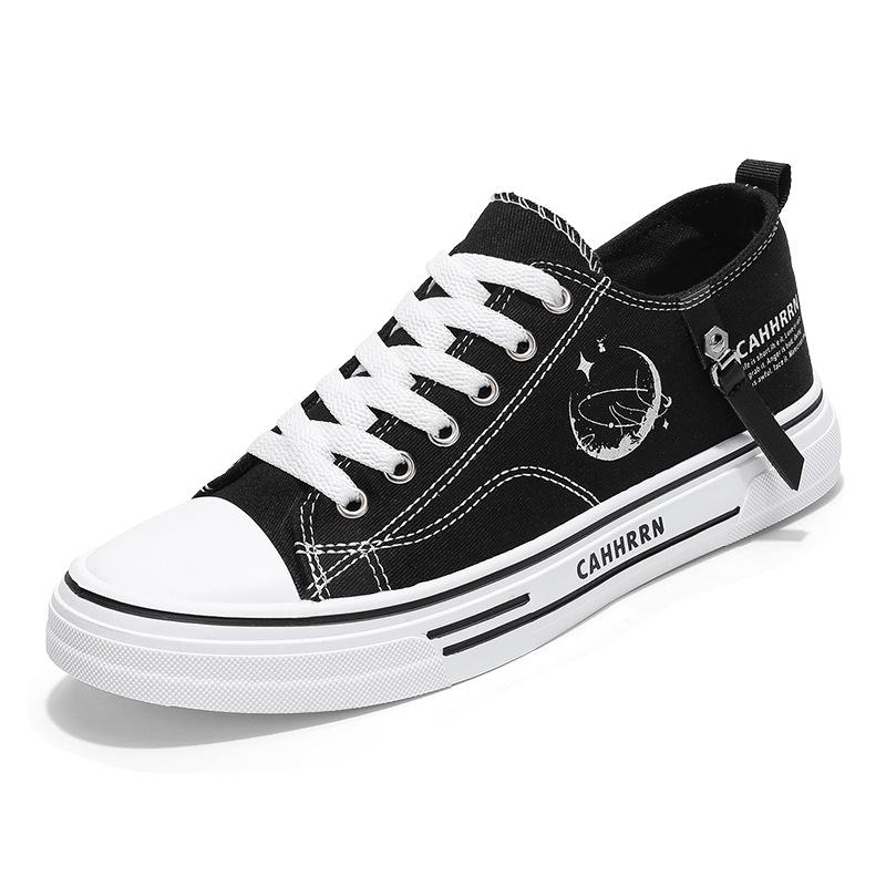 Herrskor i canvas Andningsbara Original Board Shoes Student Klassiska Tygskor Lågskor