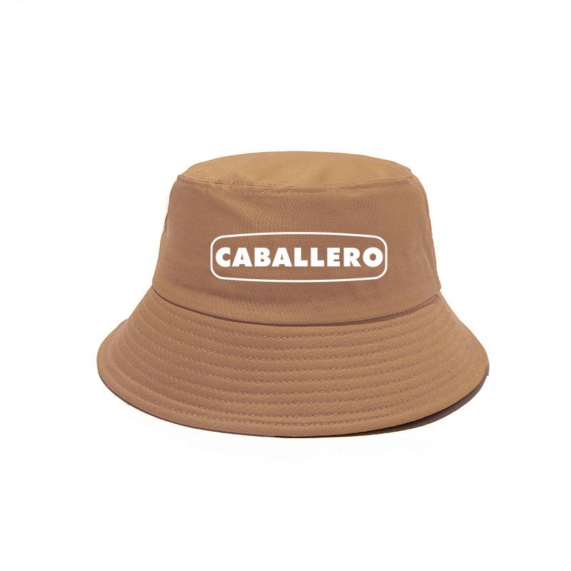 Caballero Bucket Hat Cap Unisex Women Unisex Panama Cap Outdoor Summer Cotton Caballero Motorcycle Bob Caps MZ