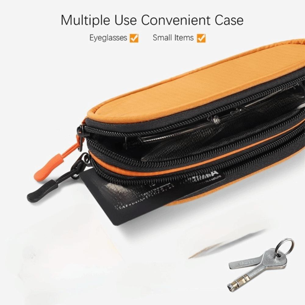 Dwupoziomowe etui na okulary przeciwsłoneczne Wytrzymała torba na okulary Przenośny organizer na pieniądze Podróże służbowe
