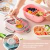 3pcs Portable Lunch Set Including Insulated Bag Bento Box & Breakfast Cup Travel Tableware Containers Meal Snack Food Containers