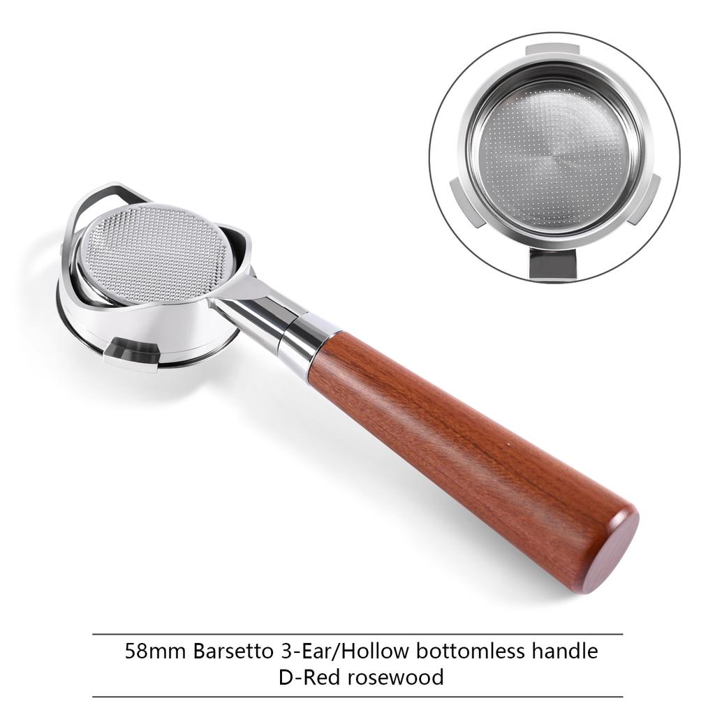 58mm 3Ear For Hibrew H7 H7a H10a Espresso Bottomless Portafilter Breville Barista Max/Signature Hollow Naked Coffee Handle Tool