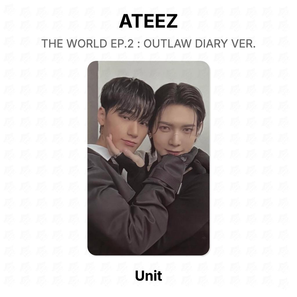 ATEEZ THE WORLD EP.2 : OUTLAW DIARY VER. Official Photocard