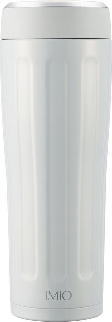 Wahei Freiz Water Bottle/Tumbler, 480ml, White, Vacuum Insulated, Keeps Drinks Hot or Cold, Perfect for Adults, with Lid, IM-0003