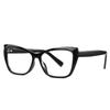 0 -0.5 -0.75 To -6.0 Blue Light Blocking Nearsighted Glasses For Women Spring Leg Cat Eye Minus Degree Prescription Spectacles